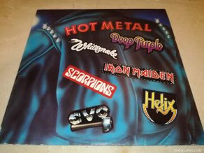 Discos de vinilo: HOT METAL-ORIGINAL ESPAÑOL 1984-DEEP PURPLE, IRON MAIDEN, SCORPIONS, WHITESNAKE, ETC